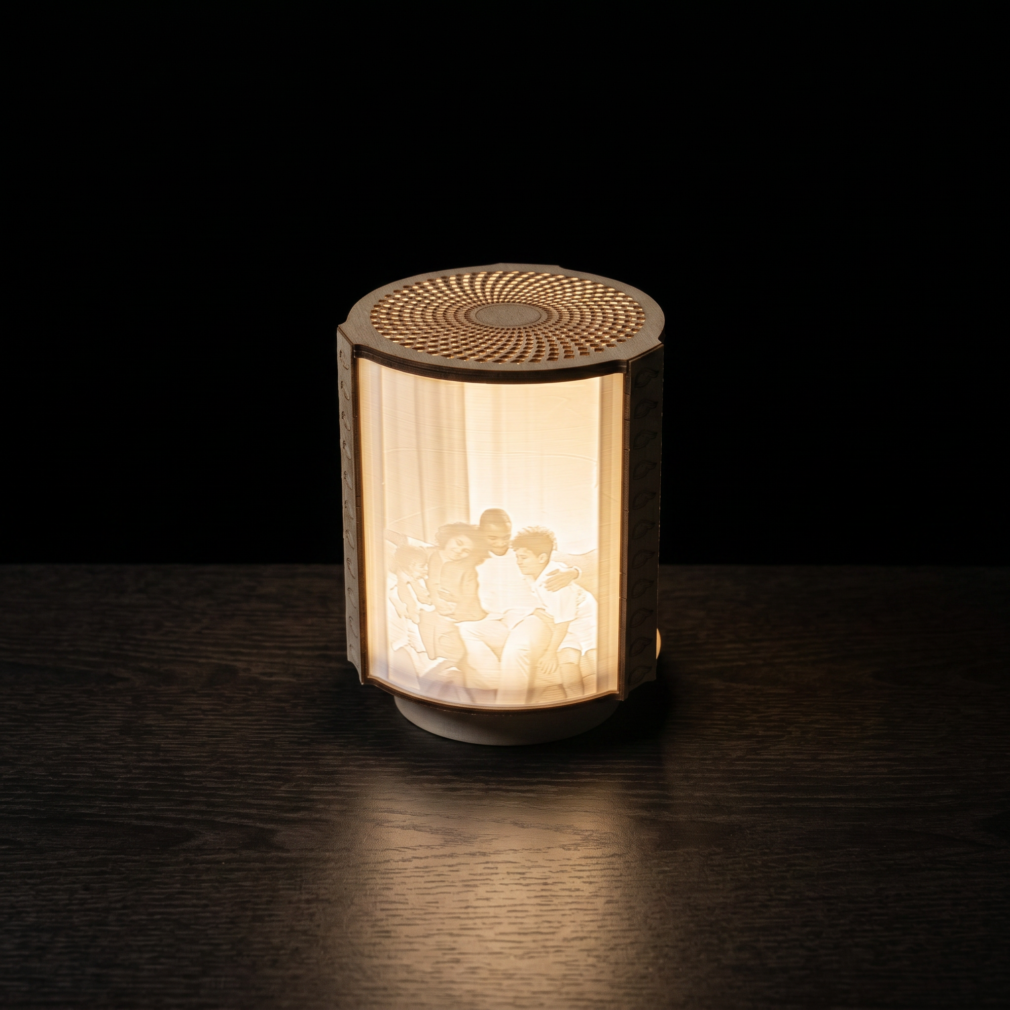 Lampe Lithophanie Personnalisée – 3 Photos