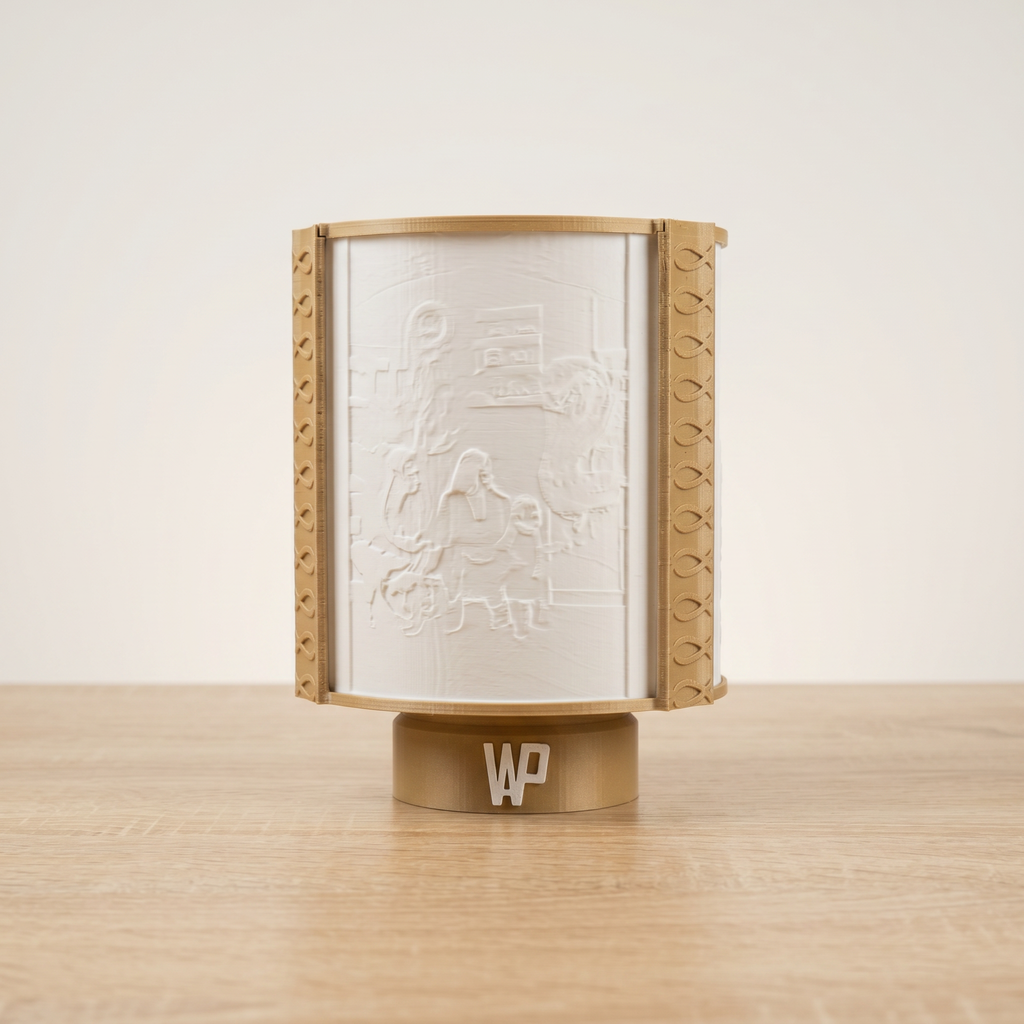 Lampe Lithophanie Personnalisée – 3 Photos