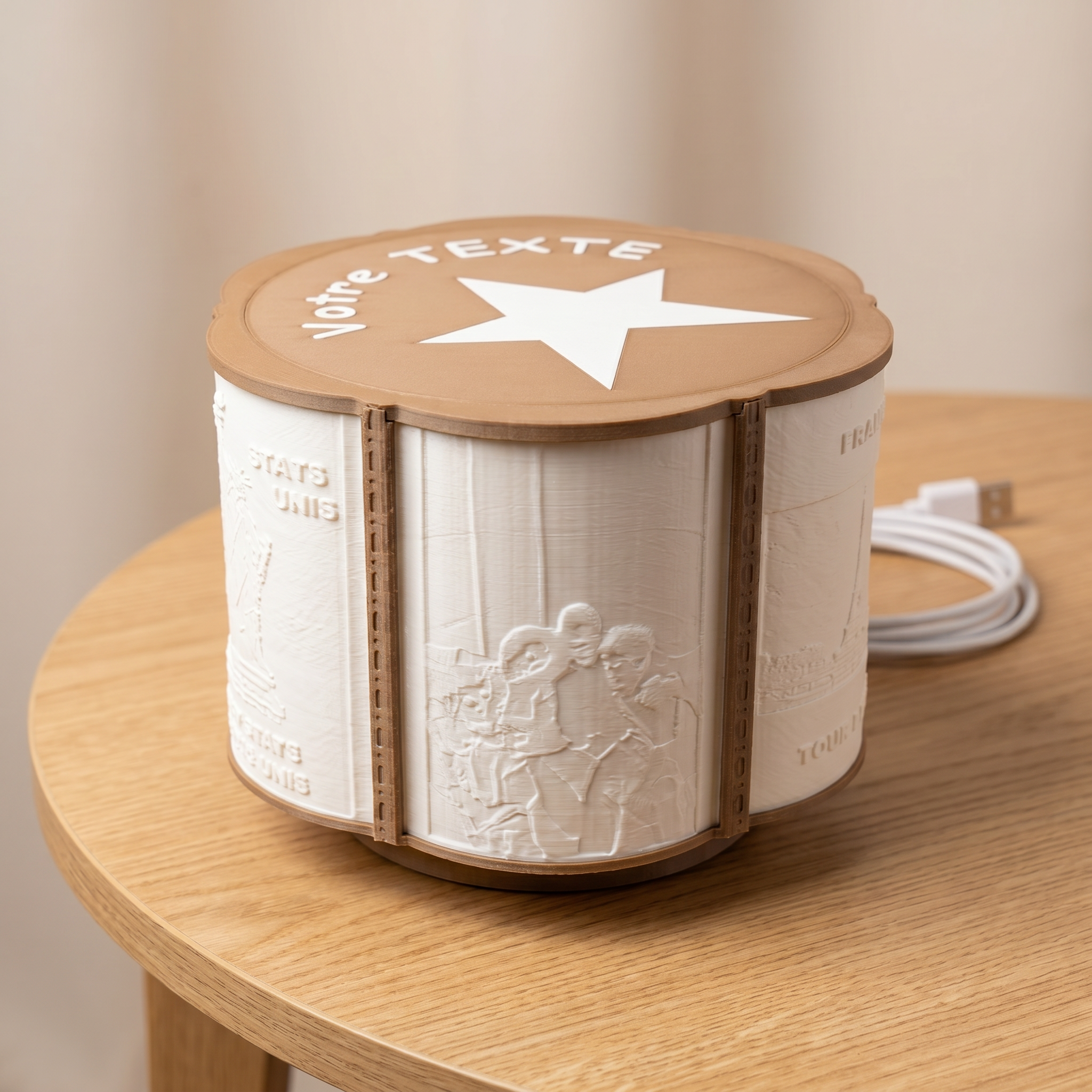 Lampe Lithophanie Personnalisée – 6 Photos