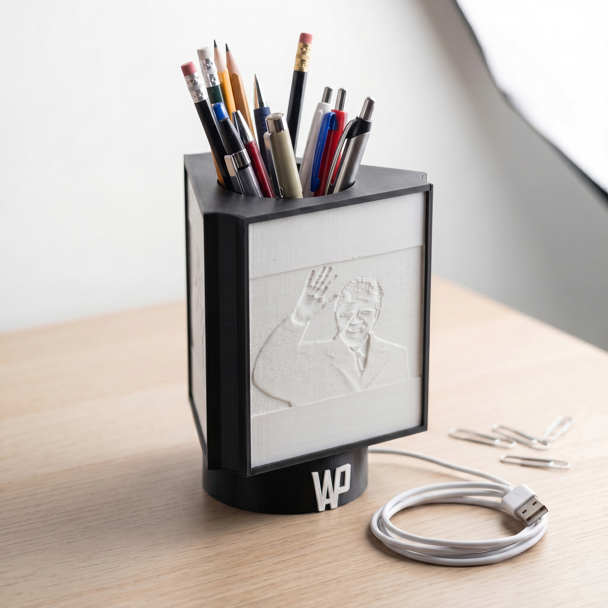 Lampe Lithophanie Personnalisée – 3 Photos